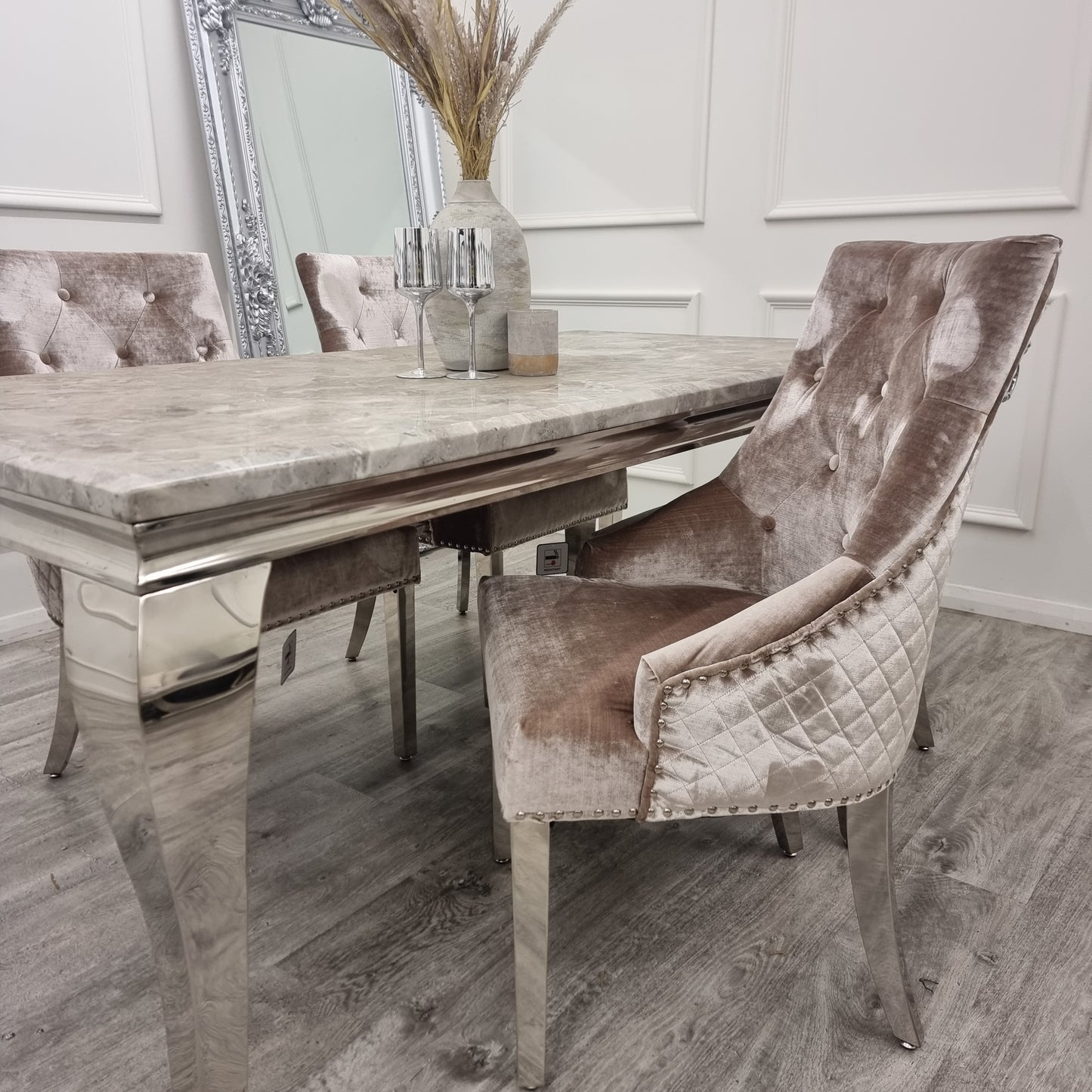 Bella Chrome Dining Chair