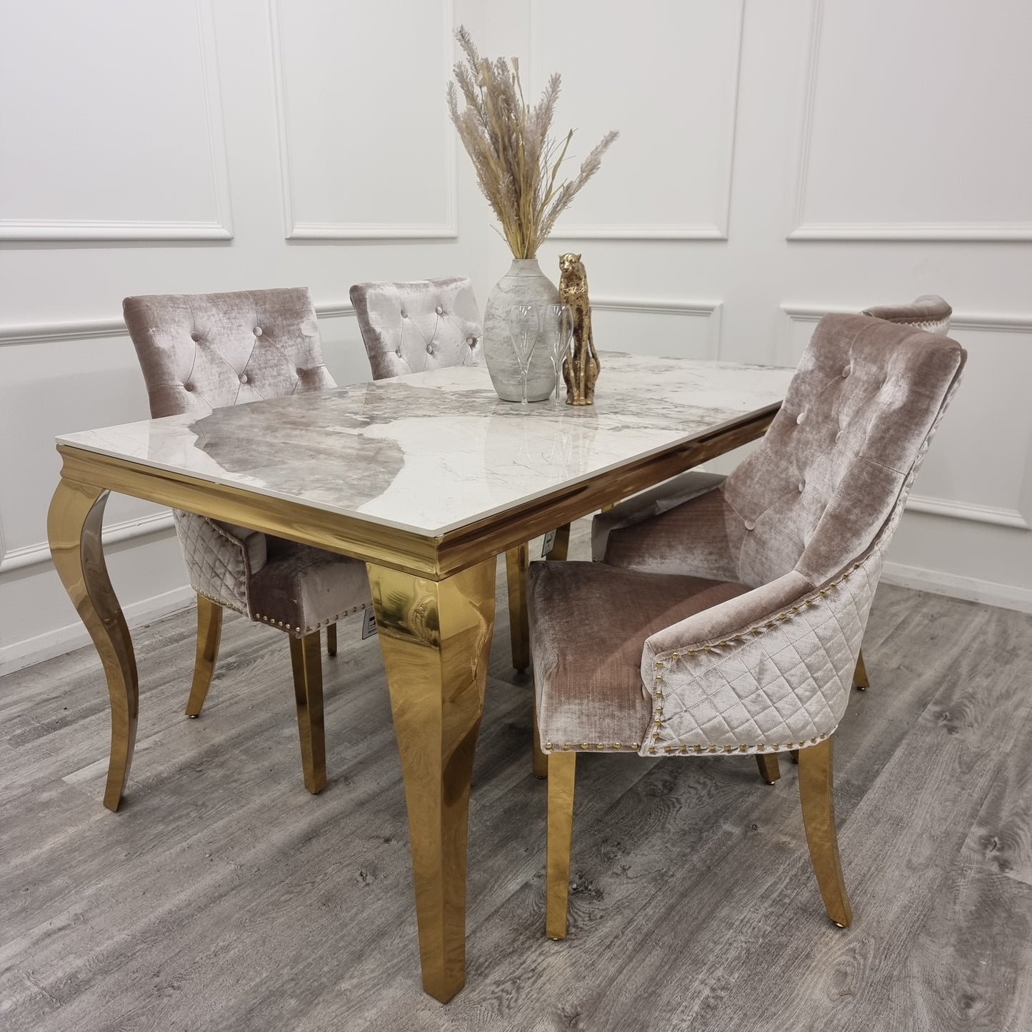 Bella Gold Dining Chair