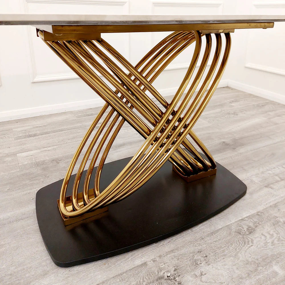 Orion Gold Dining Table