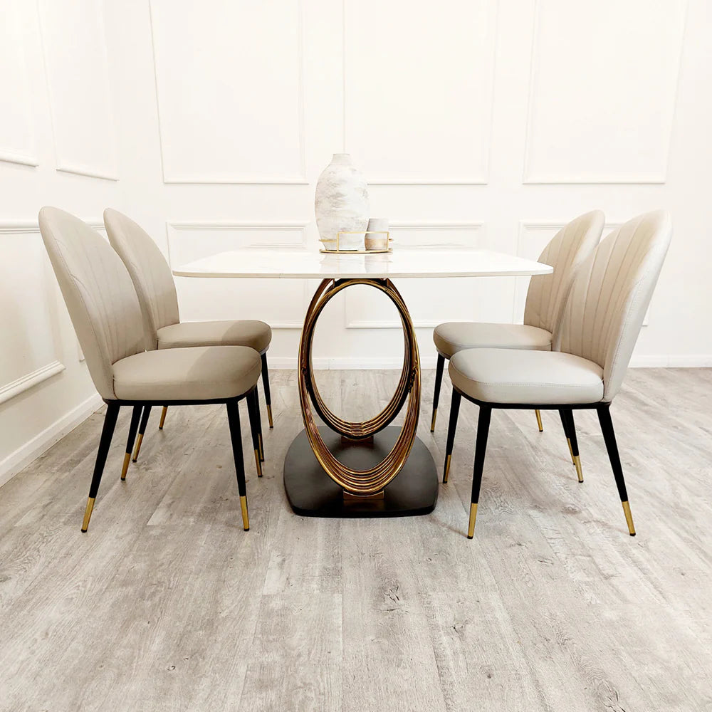 Orion Gold Dining Table