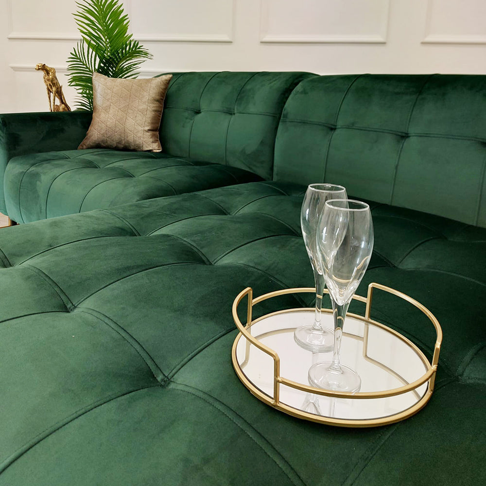 Oslo Emerald Green Two Seater Sofa