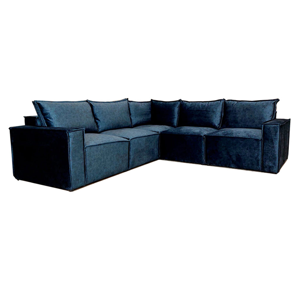 Sloane Corner Sofa Midnight Blue