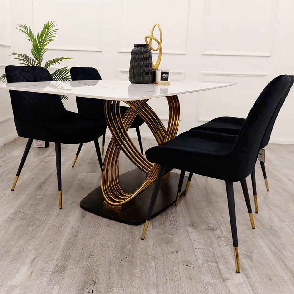 Orion Gold Dining Table